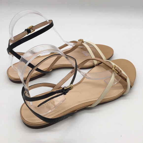 Cole Haan Jensen Strap Leather black cream Sandal - Picture 4 of 11